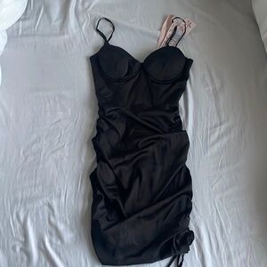 Brand new black oh polly mini dress